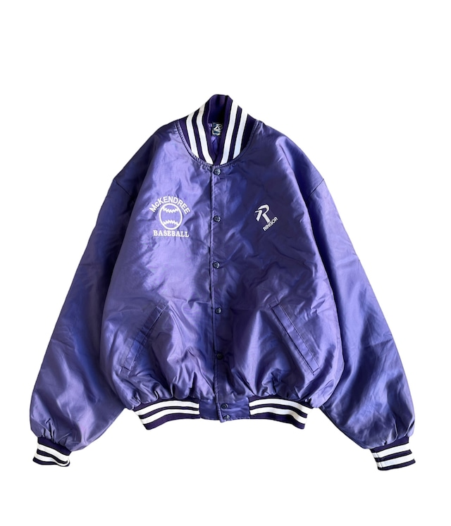 Vintage 00s Stadium jacket -Purple-