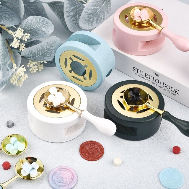シーリングスタンプ用 melt pot set / white