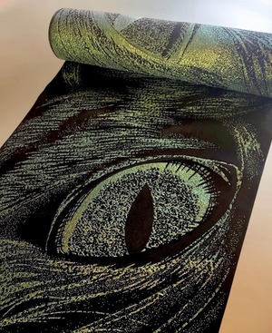 兵児帯　黒木織物　CATS EYE