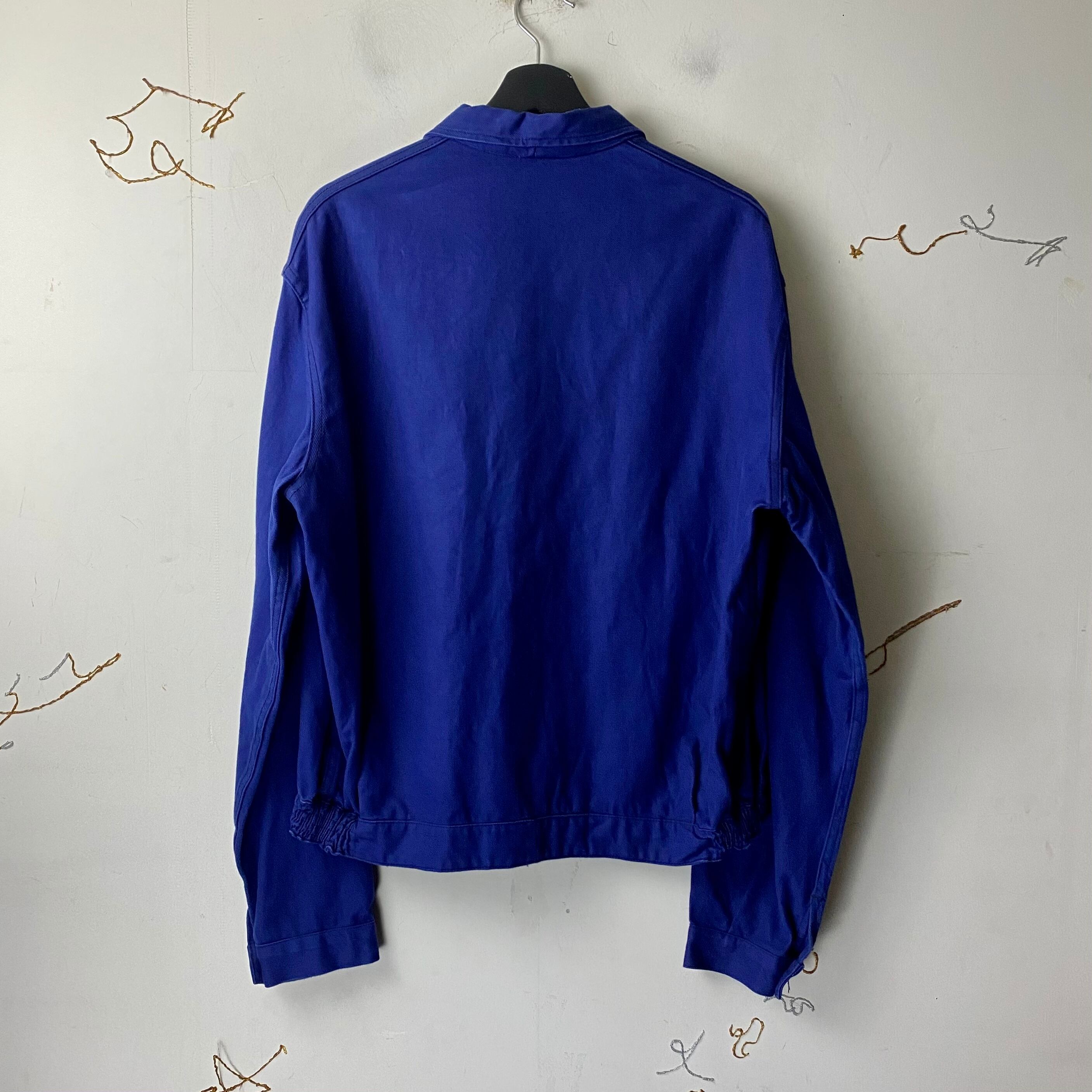 vintage 1970's french zip-up cotton work jacket | NOIR ONLINE