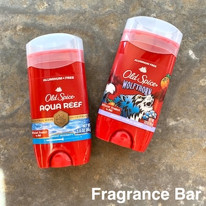【Old Spice】Fragrance Bar - WOLFHORN / AQUA REEF -