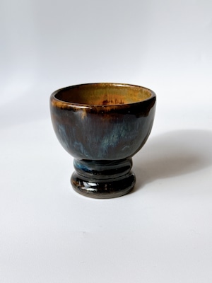 ぐい呑み　茶　D