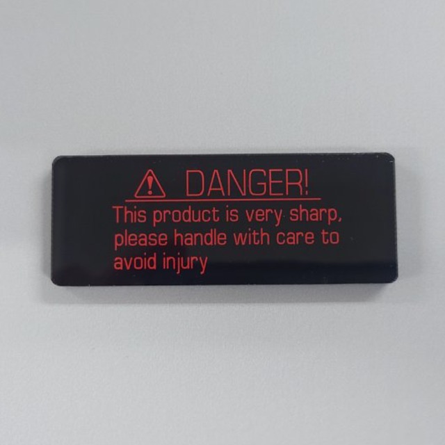 銘板マグネット【DANGER】