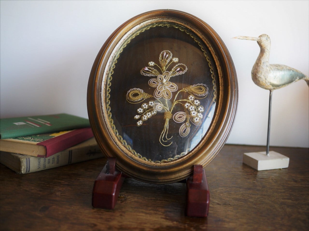 ボタニカルアートワイヤーの額装 ドイツ伝統工芸 | こりすのパン屋Base