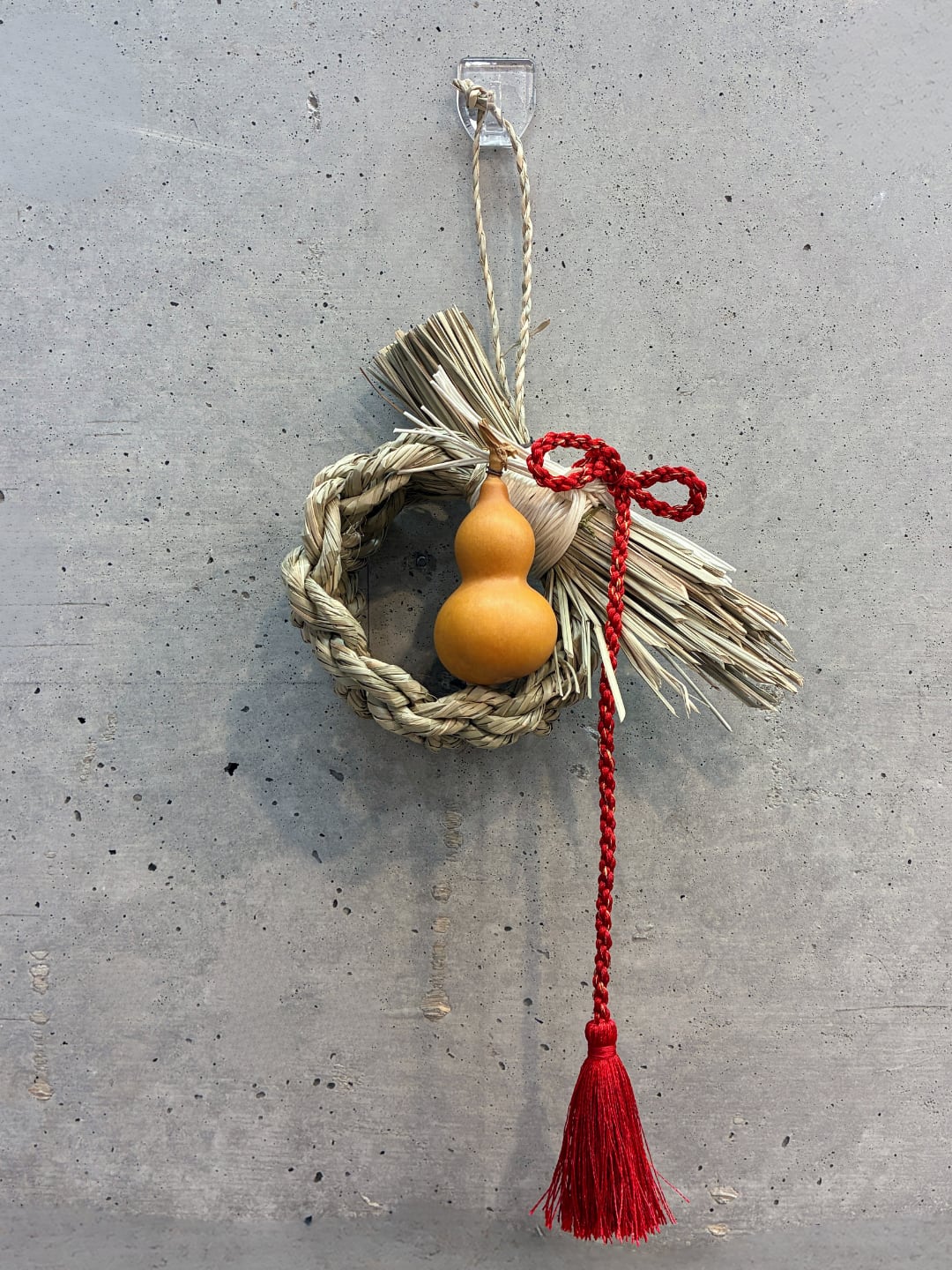 お正月飾り 結び-網目丸形