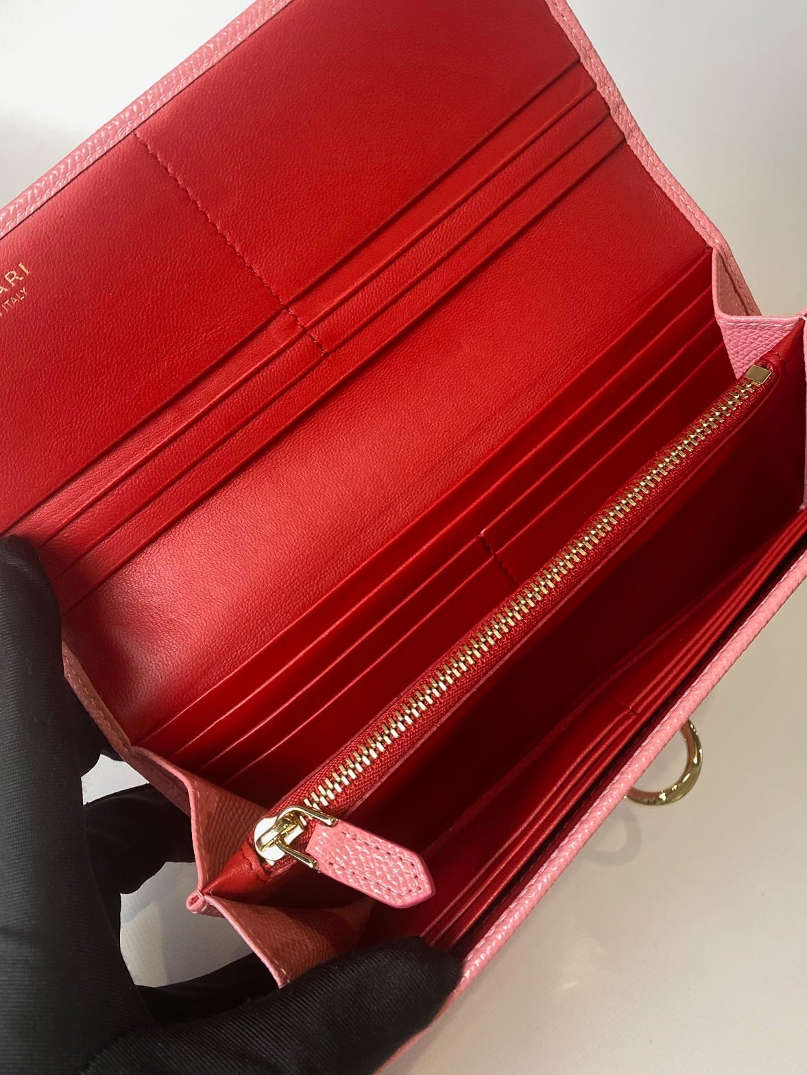 BVLGARI ブルガリ レディース 長財布 287302 GRAIN/PNK MEDIUM | TTJ