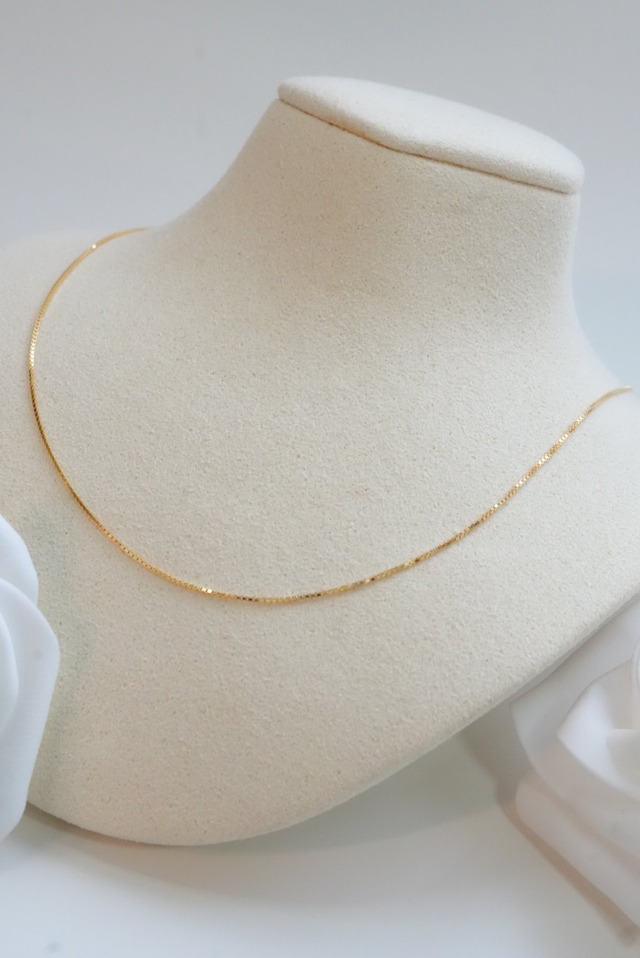 〈Near Jewelry Collection〉 0.7mm chain necklace