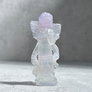 ラベンダーフローライト 小さなスイートエンジェル41◇ Lavender Fluorite Angel ◇天然石・鉱物・パワーストーン