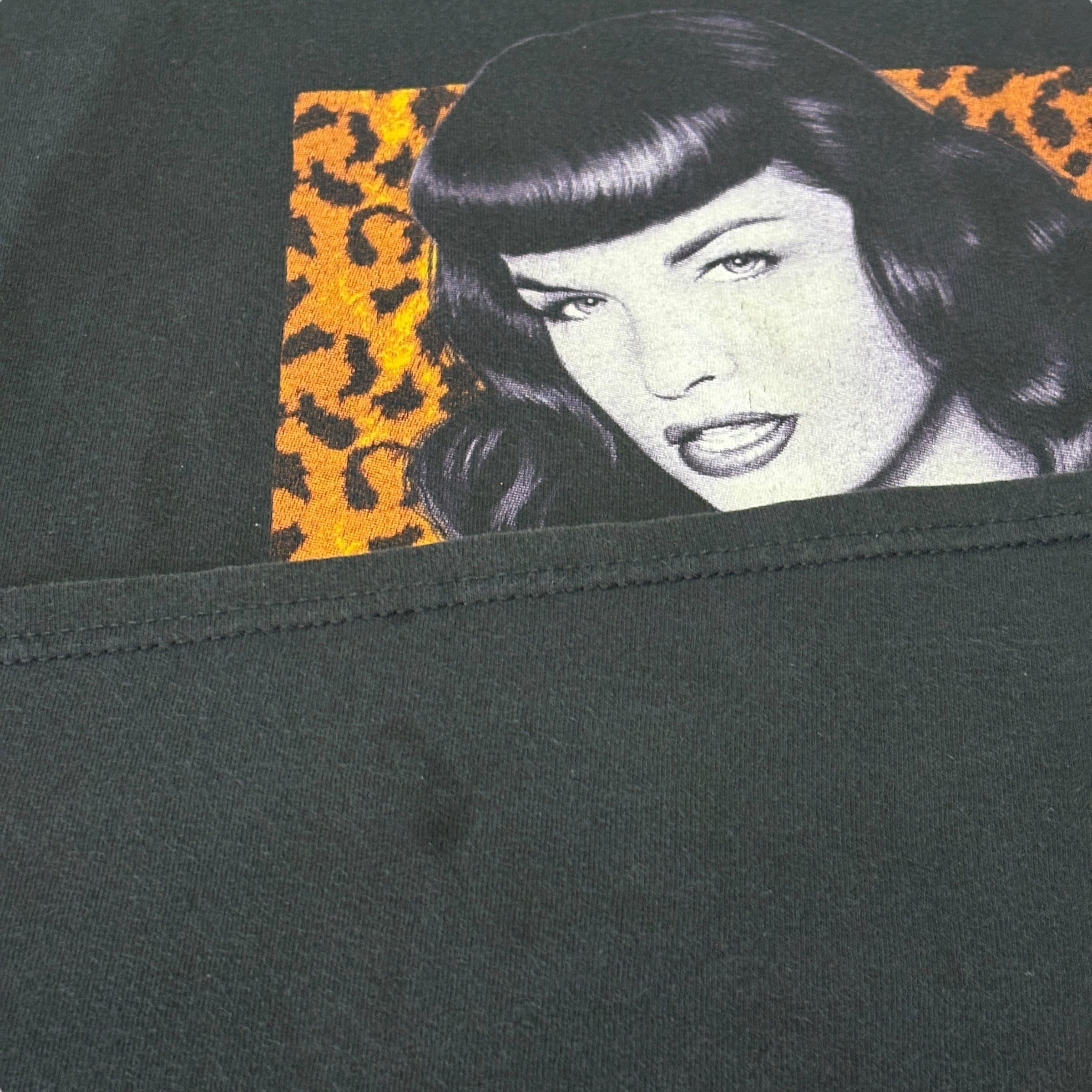 90s ヴィンテージ BETTY PAGEベティーペイジ フォトプリントTシャツ 