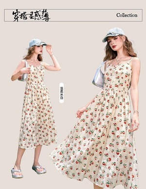 【取寄商品】strawberry onepiece