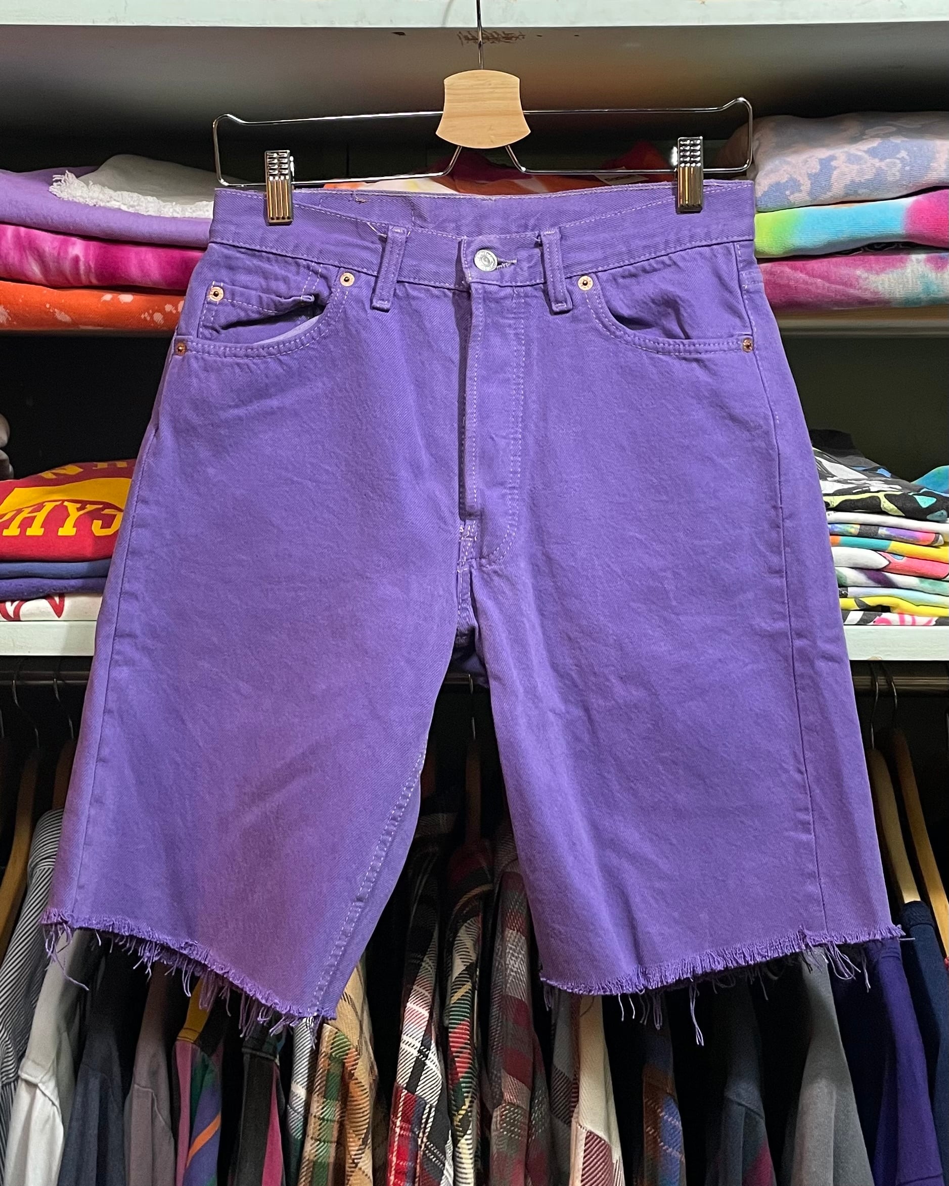 90's "Levi's 501" cutoff denim pants(beady clothing)