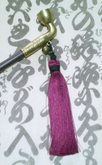煙管かんざし(タッセルワイン・黒)