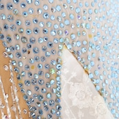 社交ダンス 衣装 gentil Chisaki uga ジャンティ 宇賀千咲 スタンダードドレス ワンピース ドレス スタンダード フロート レース デモ 競技 ダンス パーティ 発表会 水色 白 ホワイト系 ベージュ系 ブルー系 高級感 プリーツ フロートドレス gentileドレスバッグ