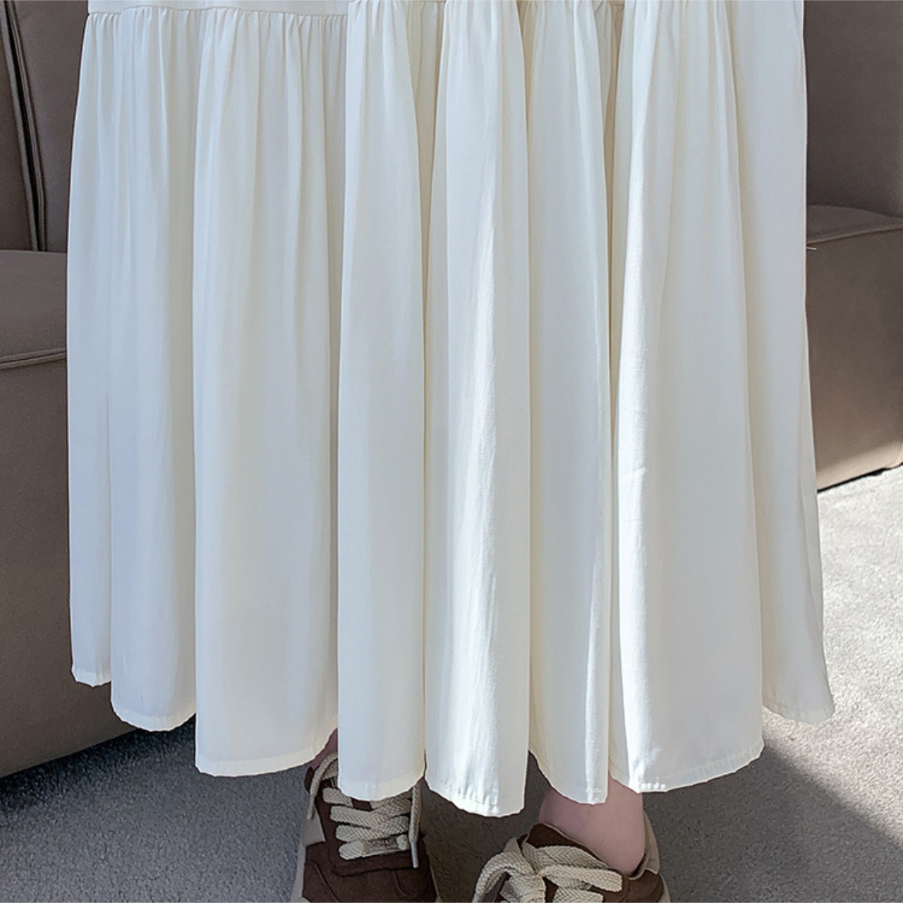 ドレープ ティアード スカート 10218