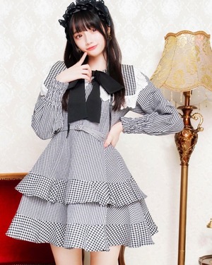 【ManonMimie】Dolly Collar Frill OP