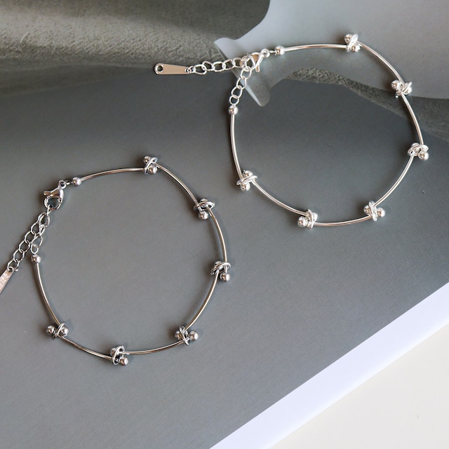 3/6(金)21時新作発売*stainless lien bracelet