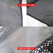 フラメンコ 衣装 シージョ ピキージョ ブラック系 黒 無地 フレコ フリンジ 透け感 ダンス パーティ 発表会 踊り 小物 飾り 舞台 装飾 トライアングル 三角形 ステージ 舞台 上品 かわいい