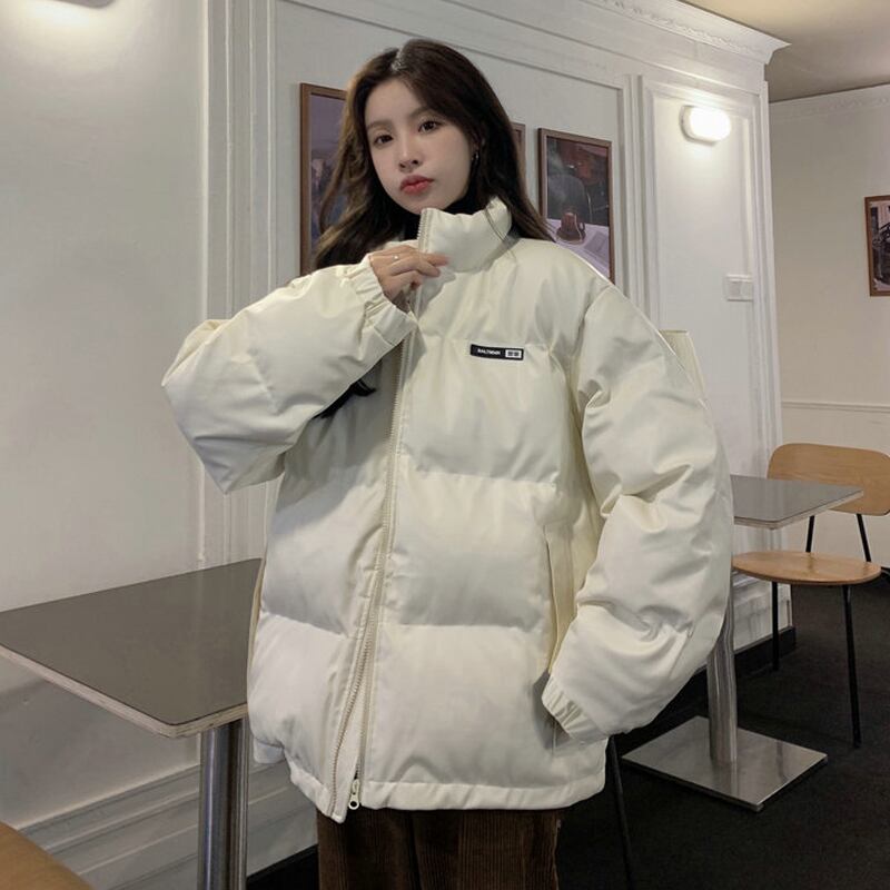 オータムウィンタースタイルジャケット ホワイト コットン 秋物 冬物 試着室70192432495