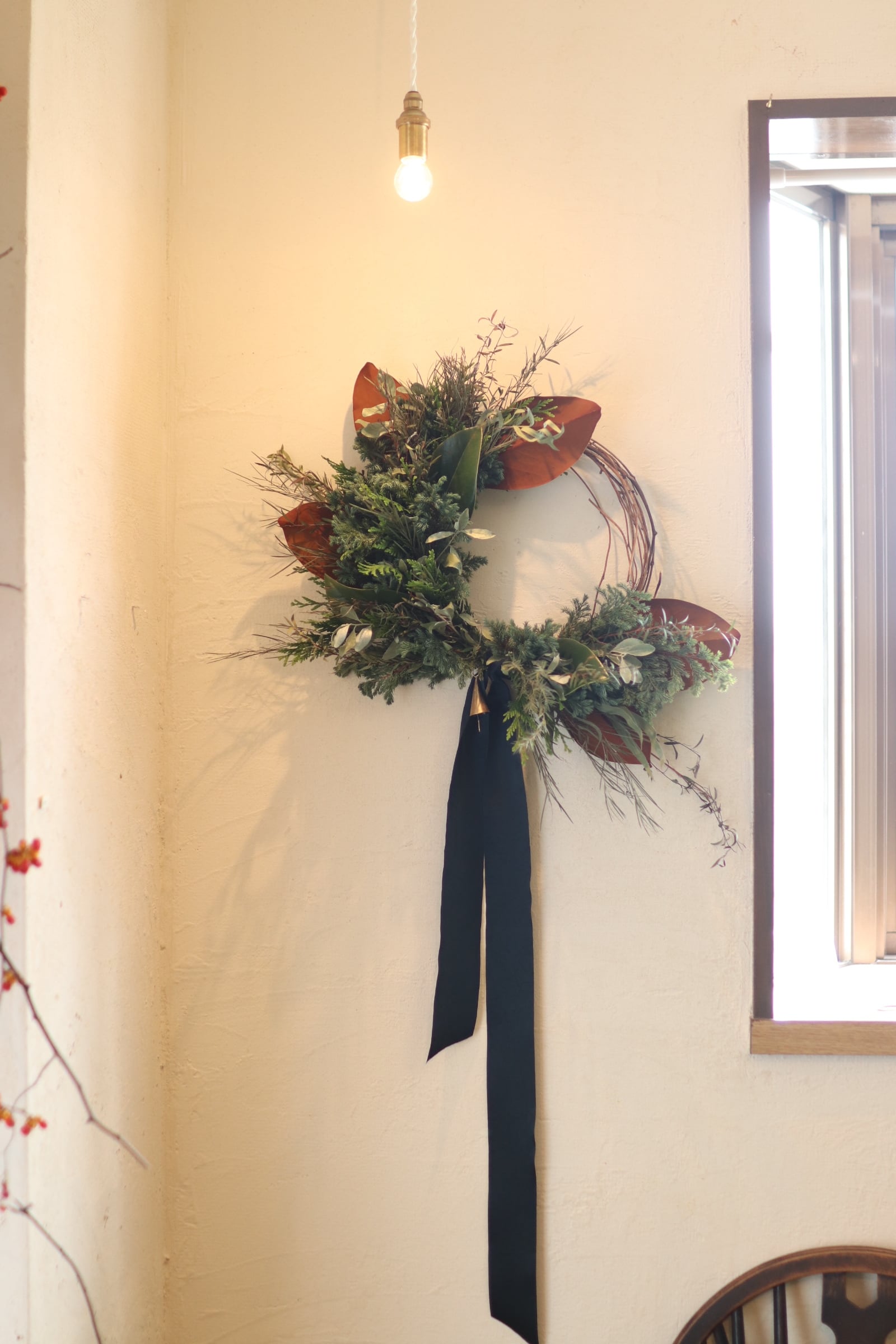 【おうちdeいちの市】冬の森のハーフリース