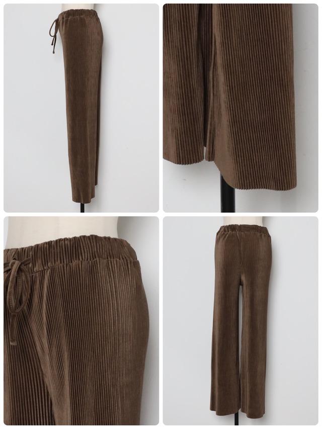 ドロストプリーツパンツ