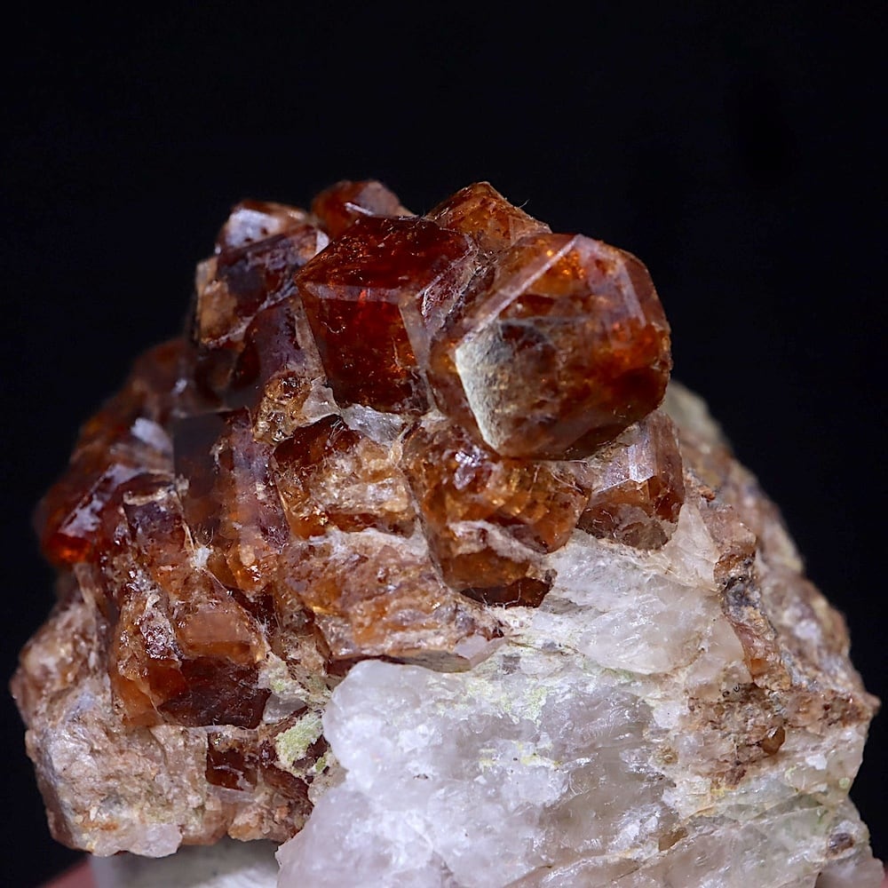 自主採掘！グロッシュラー ガーネット28.8g GN289 原石 鉱物 天然石