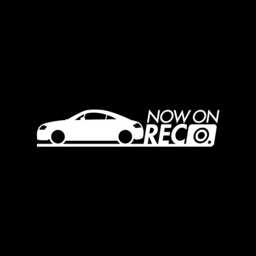 TTクーペ【8N系】録画中 ステッカー