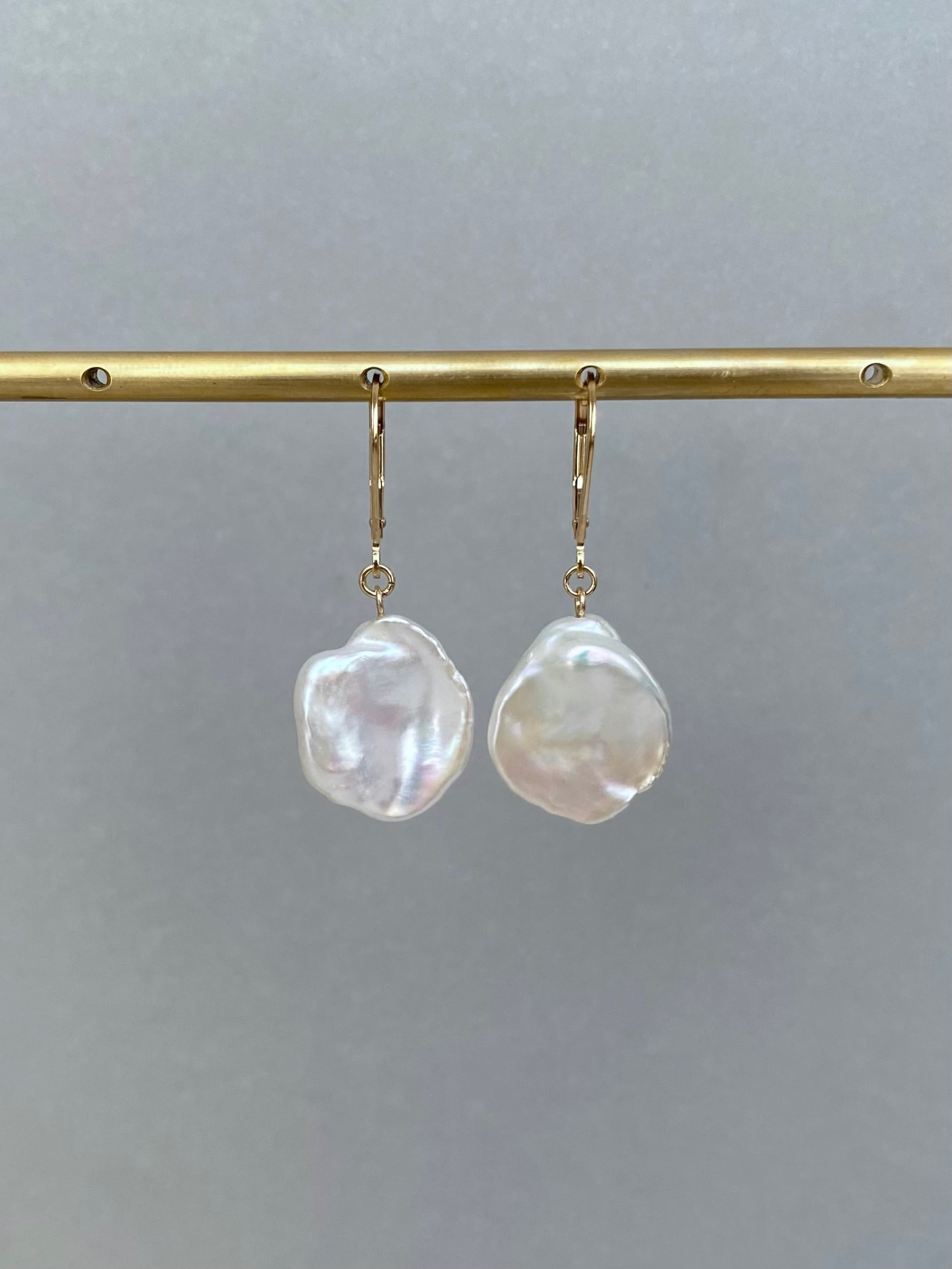 petal french hook earrings