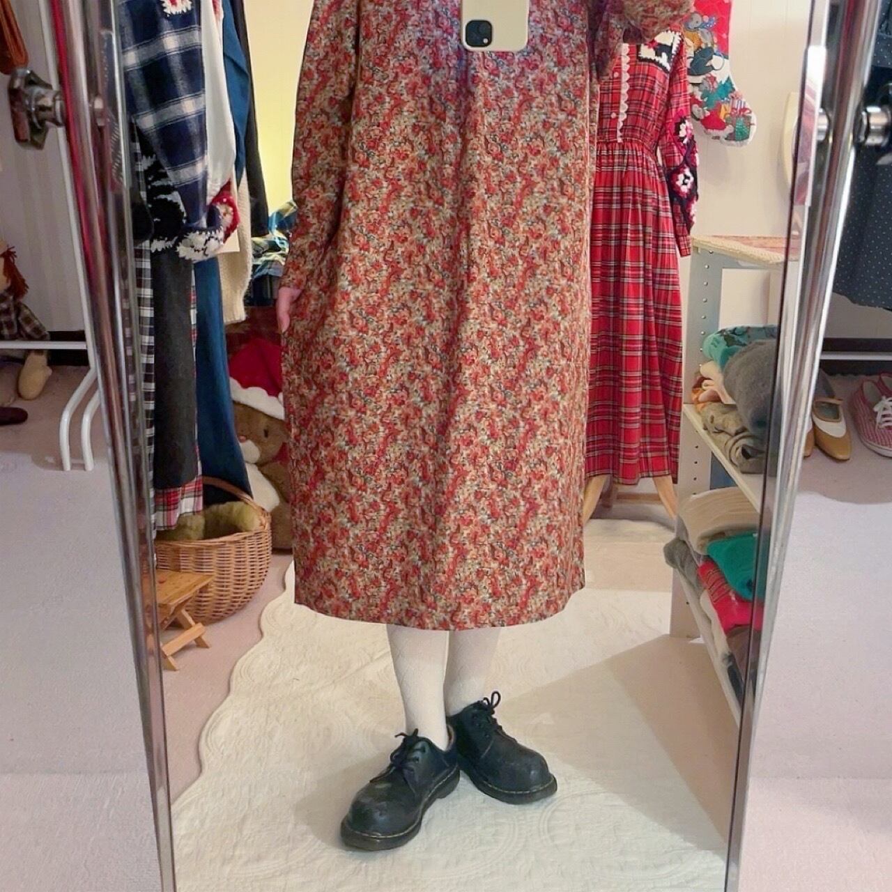 mini rose gather one-piece