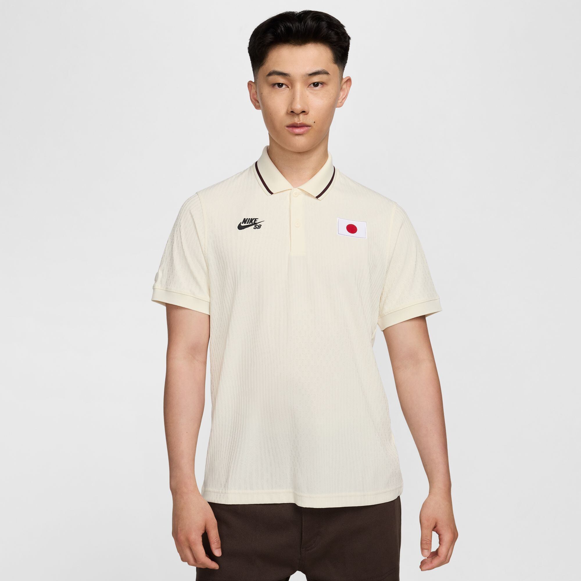 Nike SB M NK SB DFADV SS PLO OLY JPN COCONUT MILK FZ7003-113