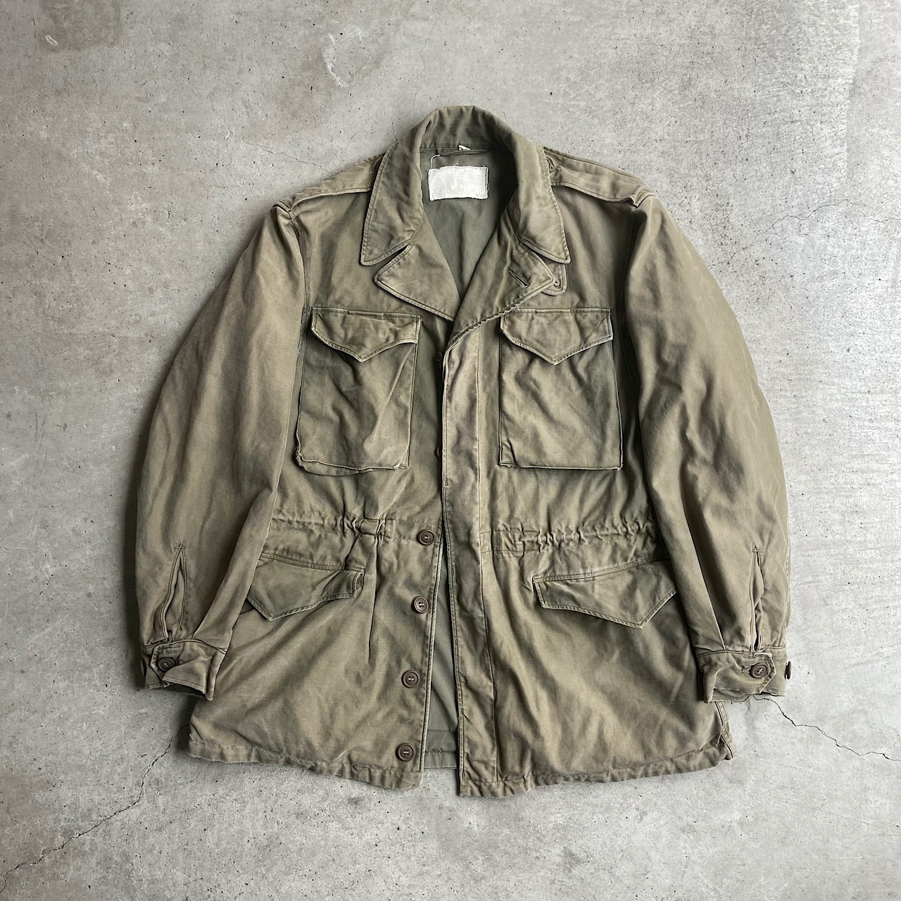 40年代 U.S.ARMY 米軍実品 M-43 ミリタリー フィールドジャケット 36L 