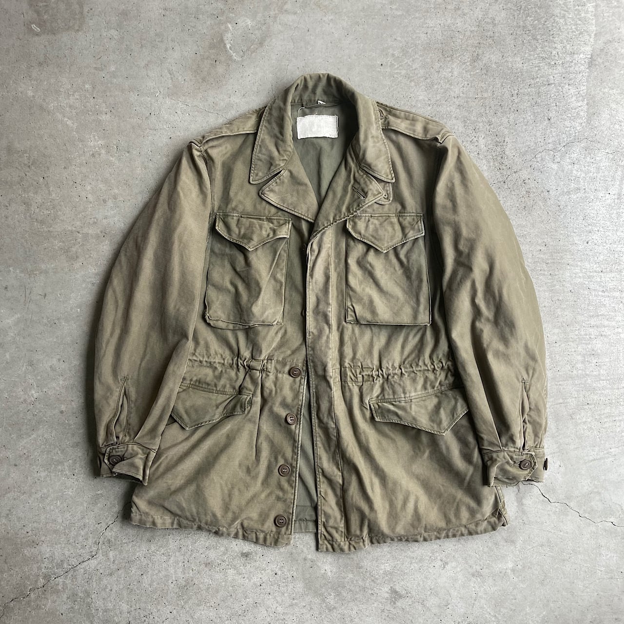 40年代 U.S.ARMY 米軍実品 M-43 ミリタリー フィールドジャケット 36L 