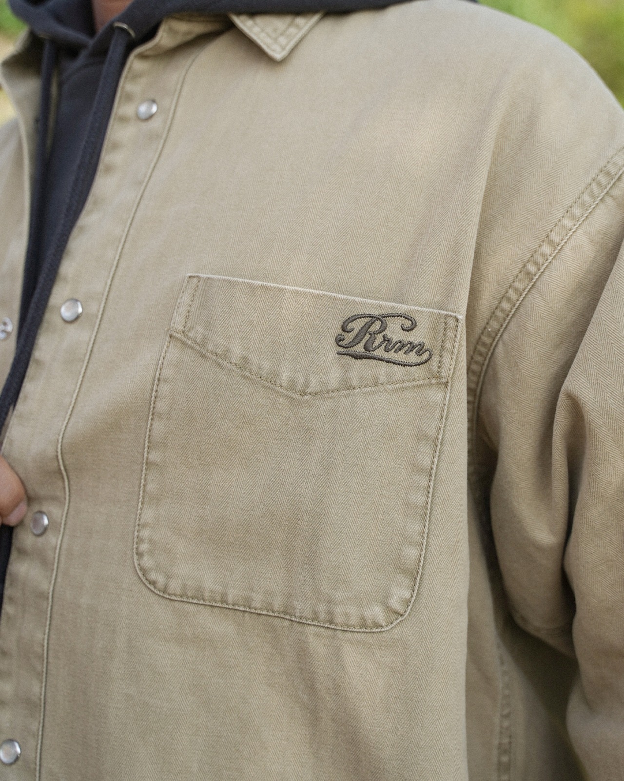 【#Re:room】VINTAGE WASHED COLOR BIG SHIRTS［RES123］