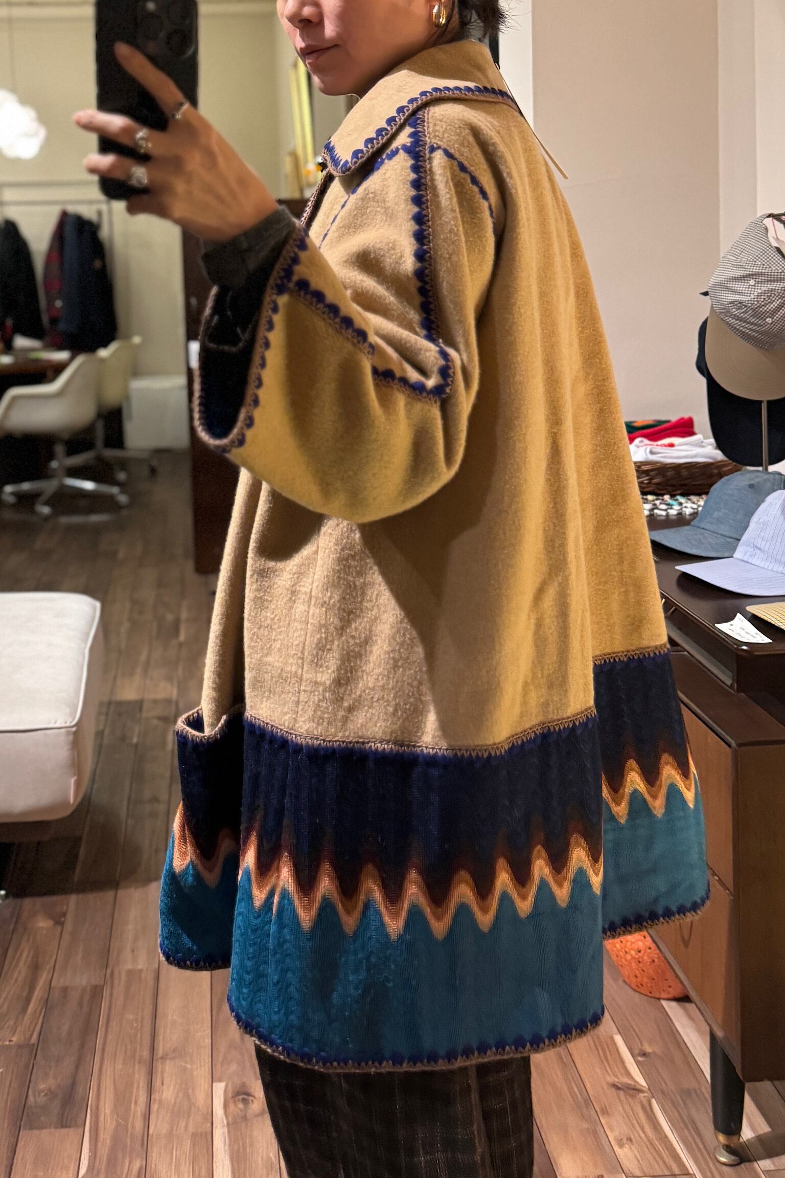 MISSONI カットワークウールコート | DROOMTUIN_VINTAGE