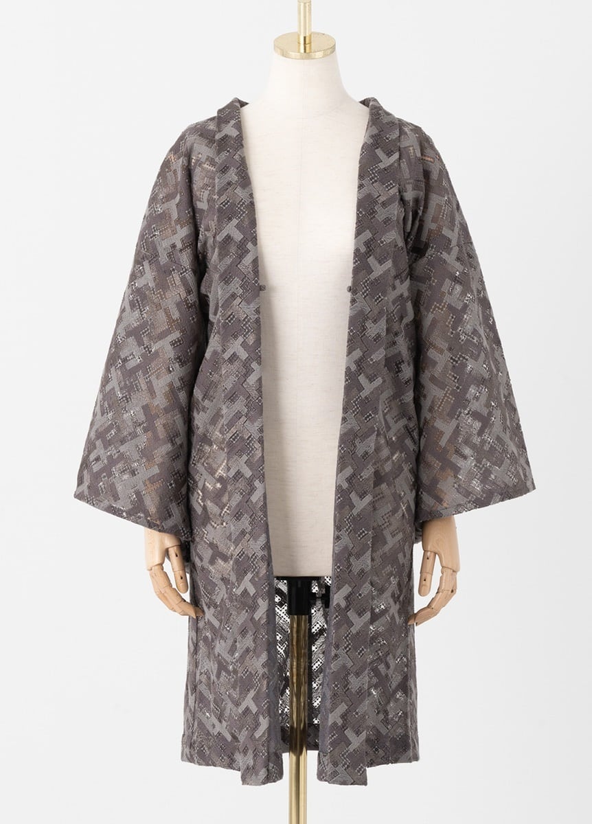 刺繍羽織 / クロス / gray | KIMONO ARCH