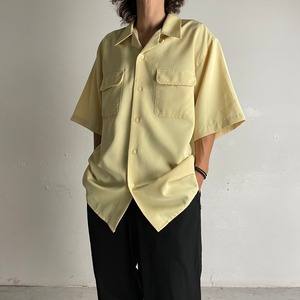 RIGHT YELLOW OPEN COLLAR SHIRT