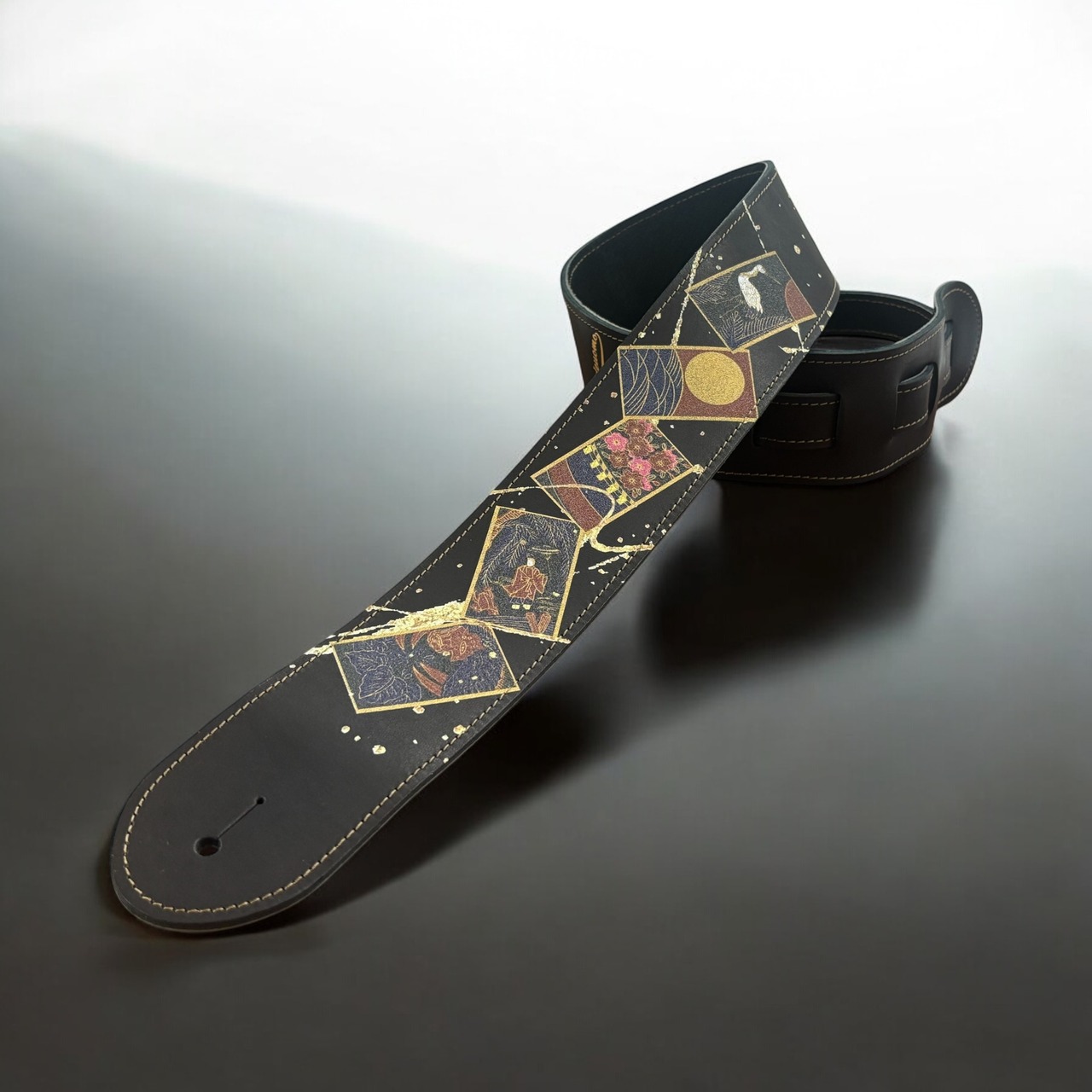 和柄レザーストラップ【五光】