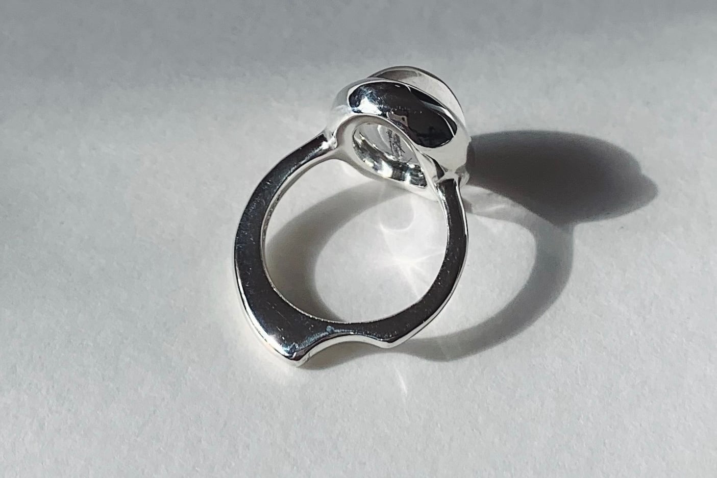扉 シルバールチルインクォーツ リング silver no,288