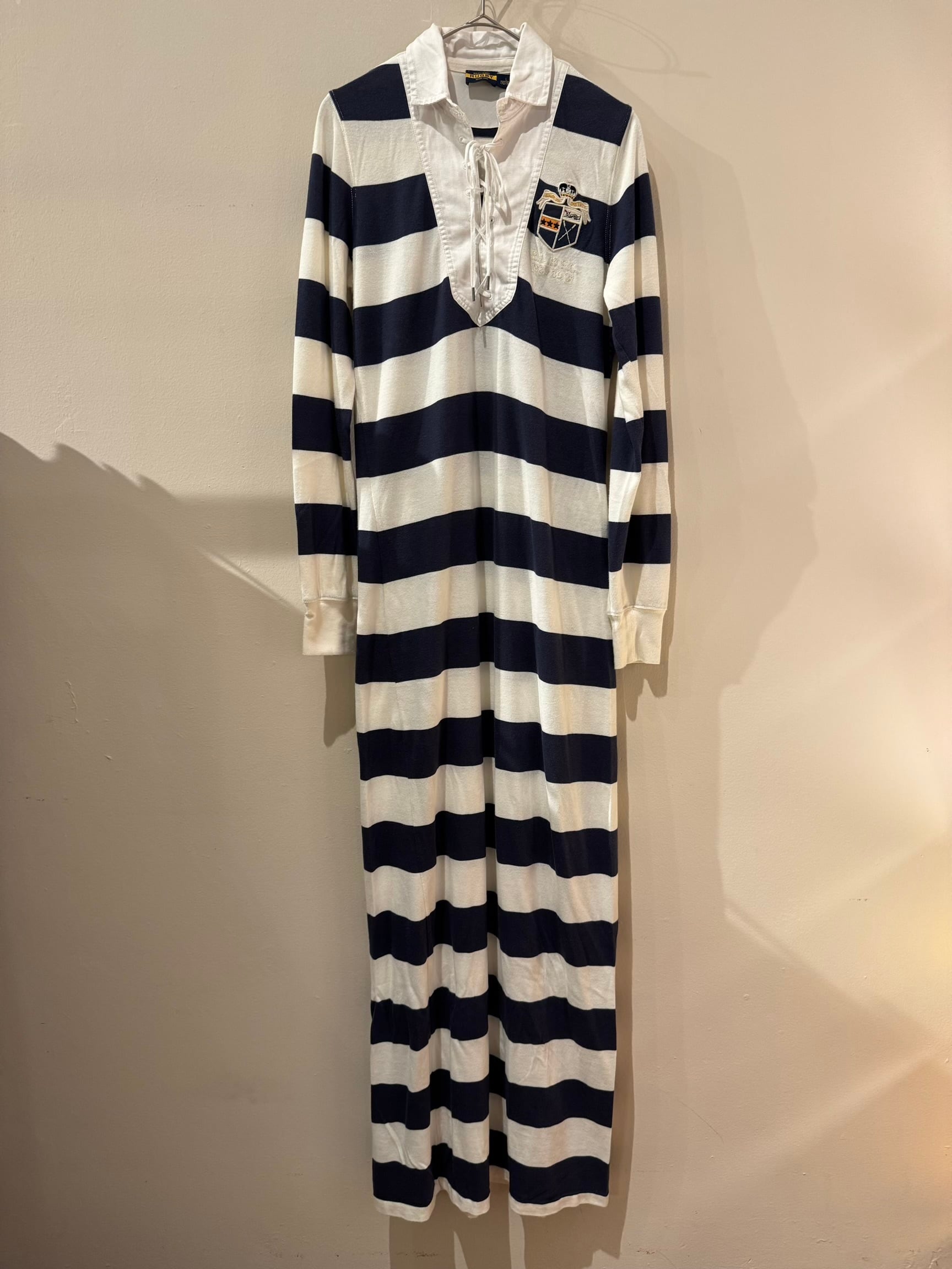 RALPH LAUREN RUGBY ボーダーロングワンピース | DROOMTUIN_VINTAGE