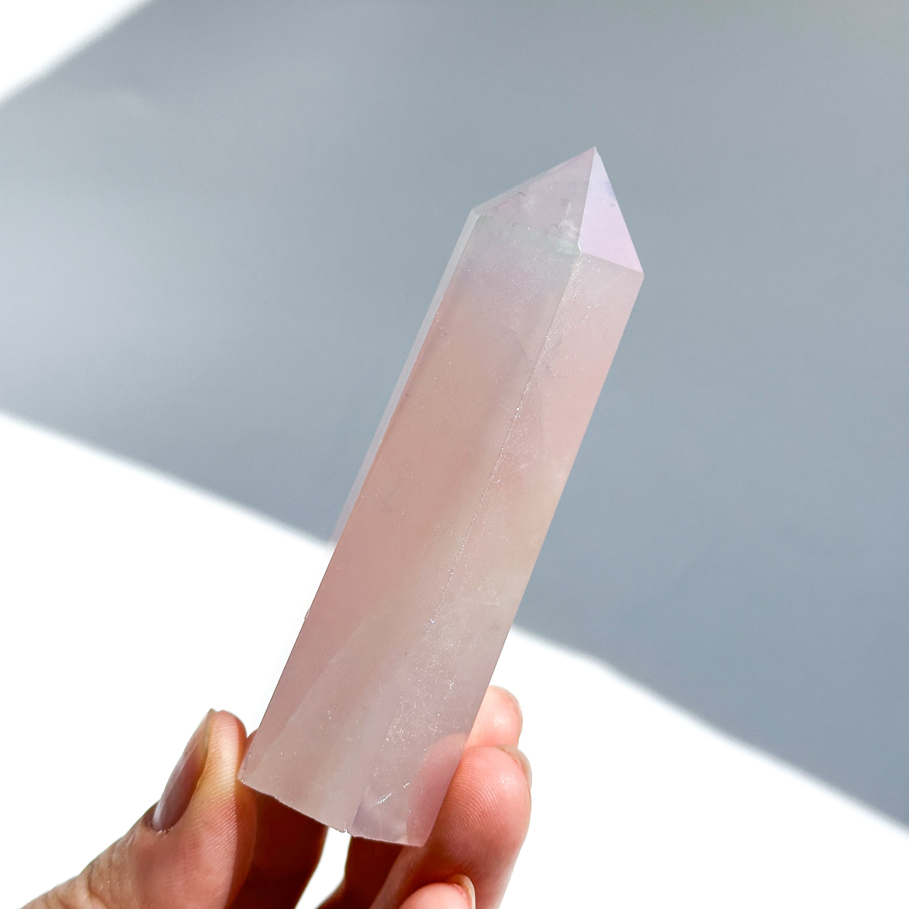 エンジェルオーラローズクォーツ タワー31✧ Angel Aura Rose Quartz