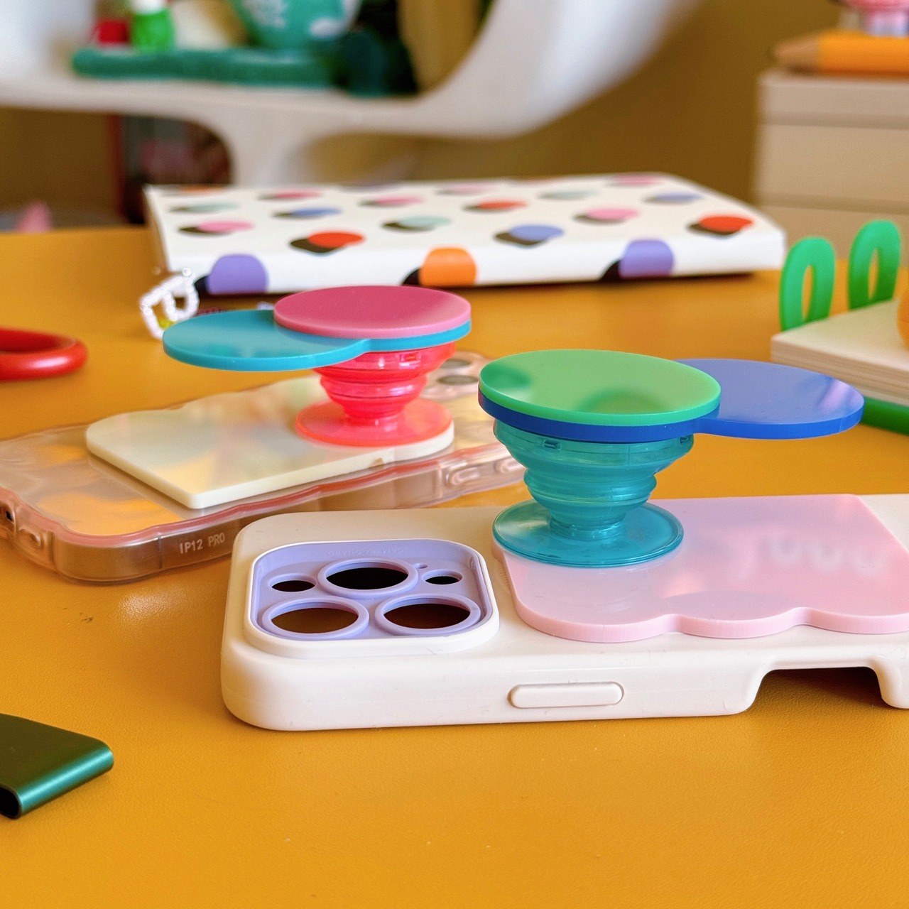 smart phone grip 【 dot collection 】" normal grip " - 4