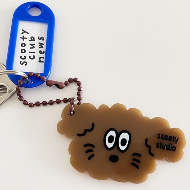 scooty studio] BIG アクリル キーリング（全3種） | moim - 韓国雑貨
