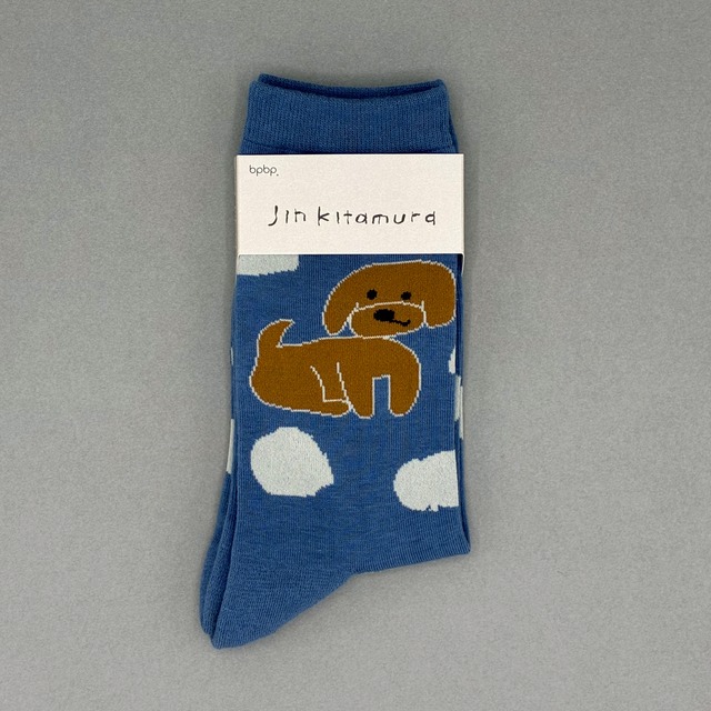 【JIN KITAMURA】北村人 SOCKS DOT POODLE ソックス ドット プードル