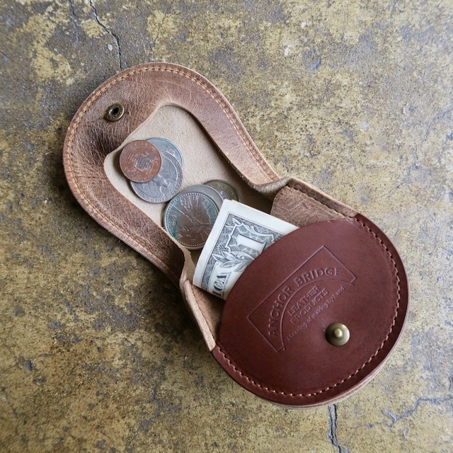 CARTRIDGE COIN CASE    KUDU ITALIAN LEATHER