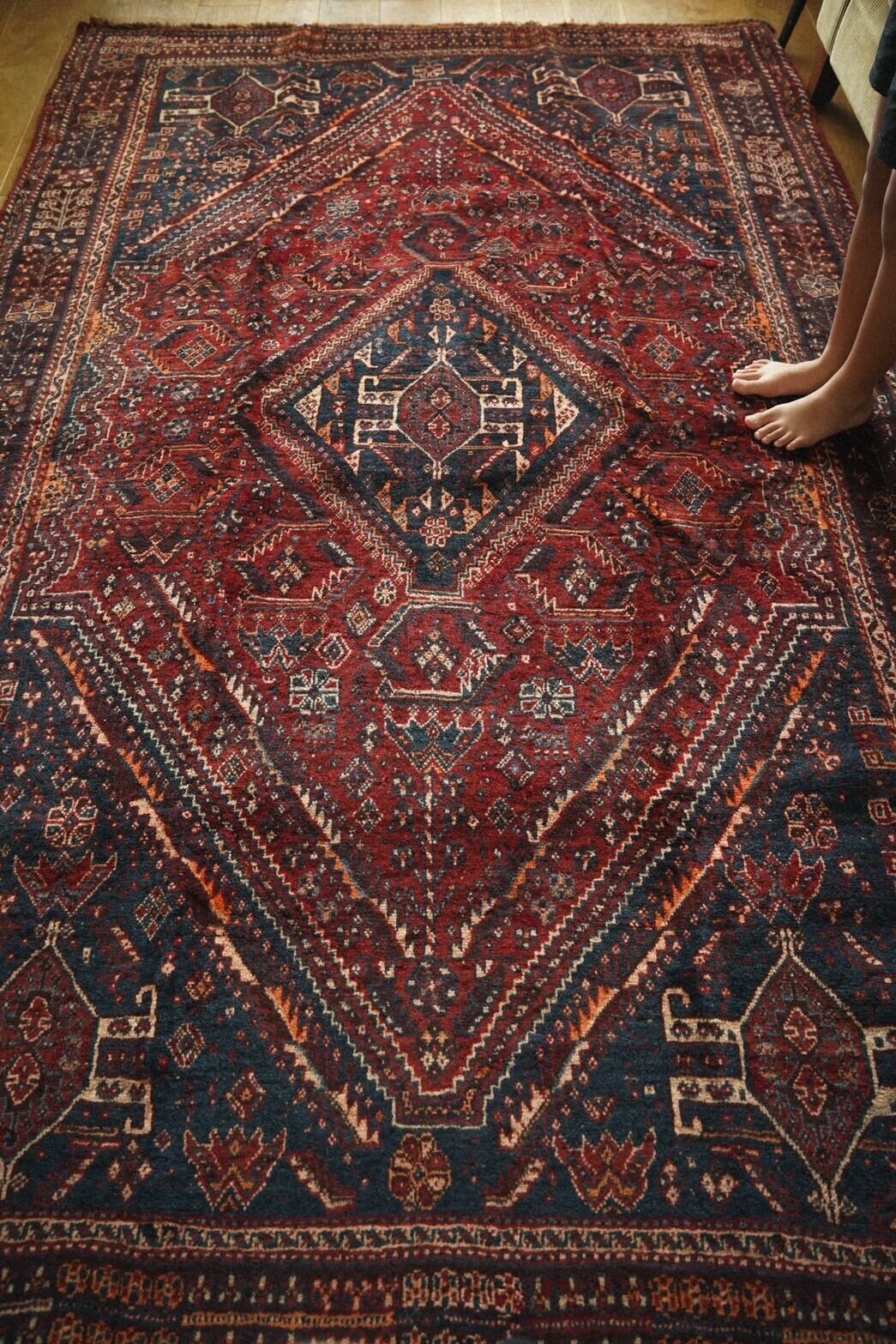 1204-Vintage Qashqai rug