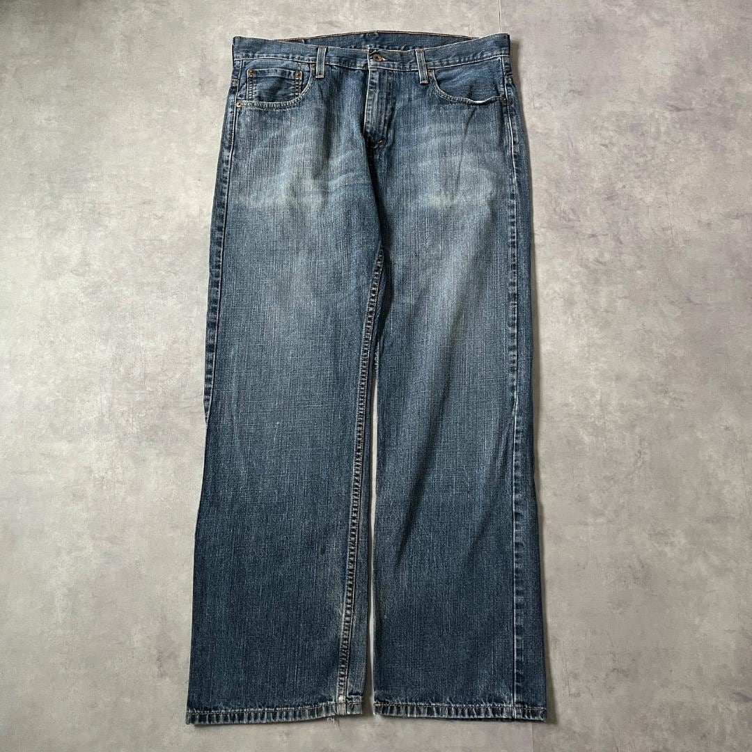リーバイス569 Levis W34 ブルーデニム 青 ヒゲ 古着 16813