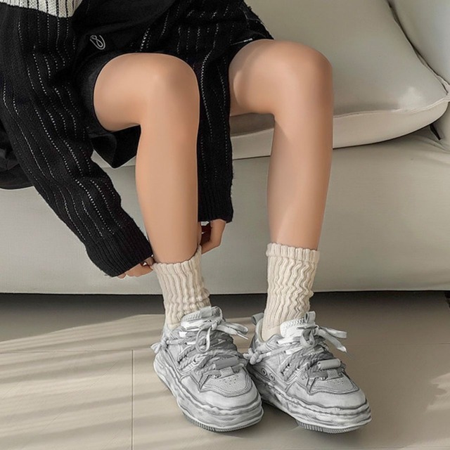 グランジミックスロープレーススニーカー   R01550