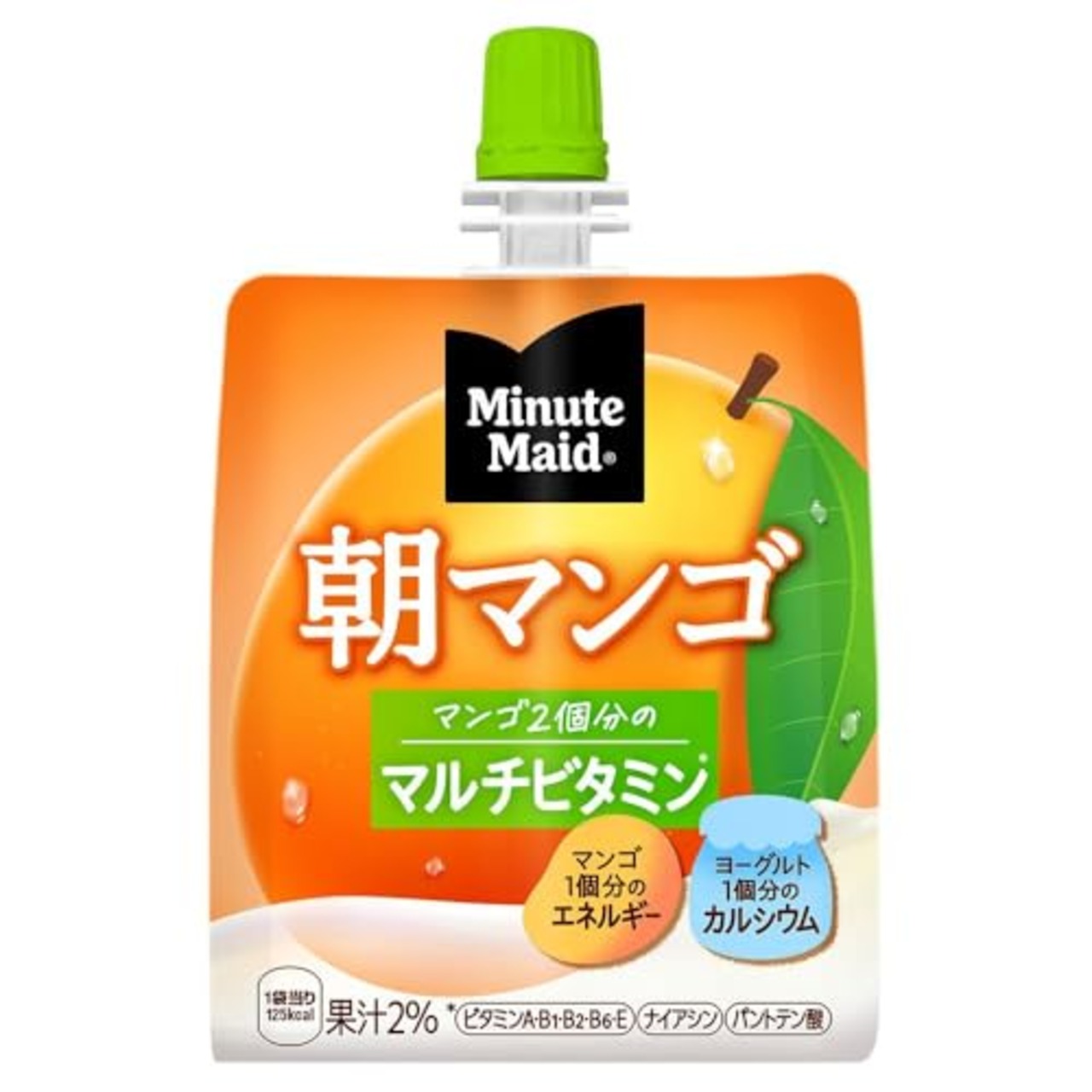 コカ・コーラ ミニッツメイド 朝マンゴ ゼリー 180mlパウチ×6個