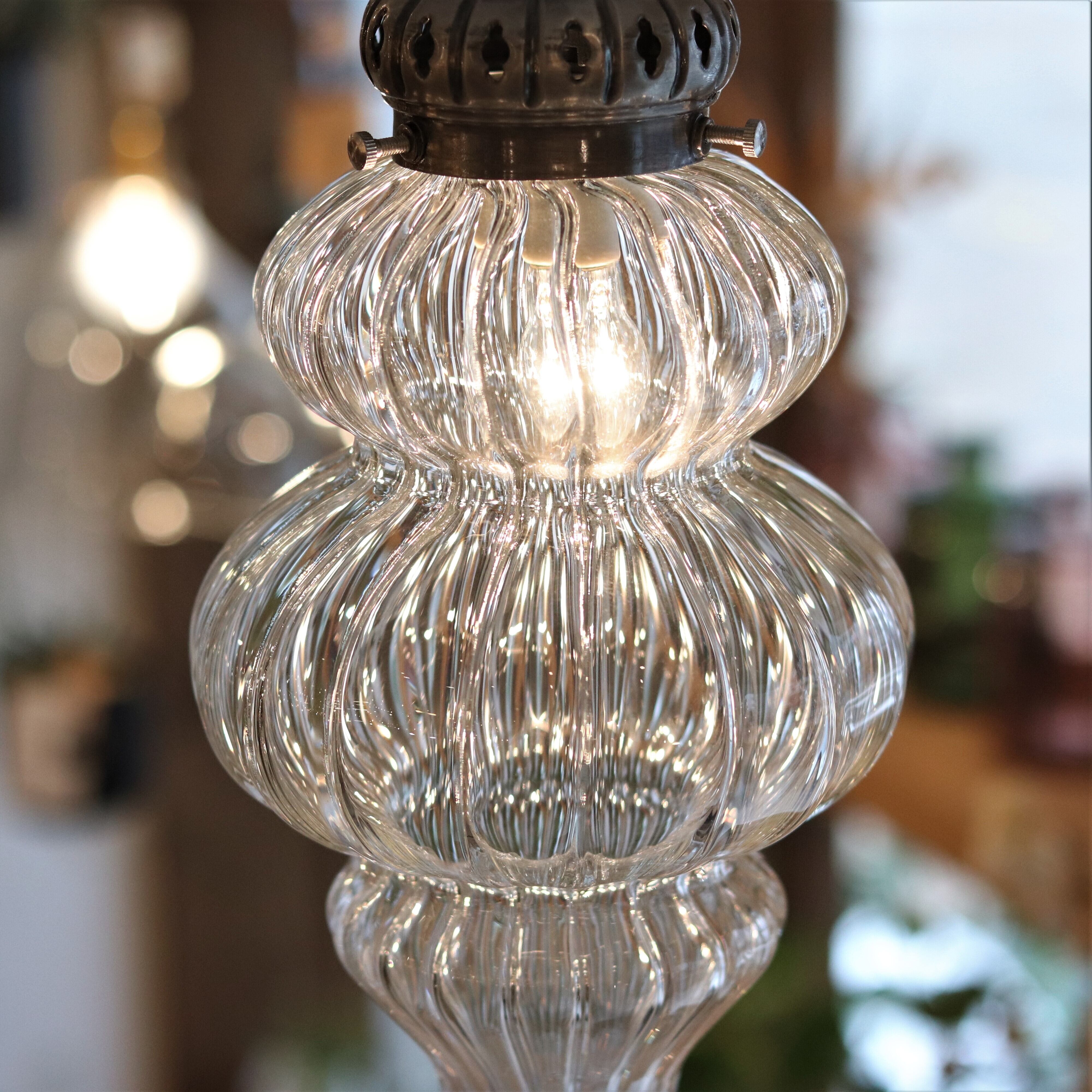 照明】オットマンクラシックガラスランプ20【1613】 | ジーフラット