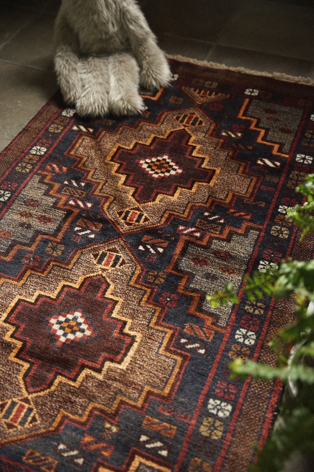 1006 -Vintage Baluch rug