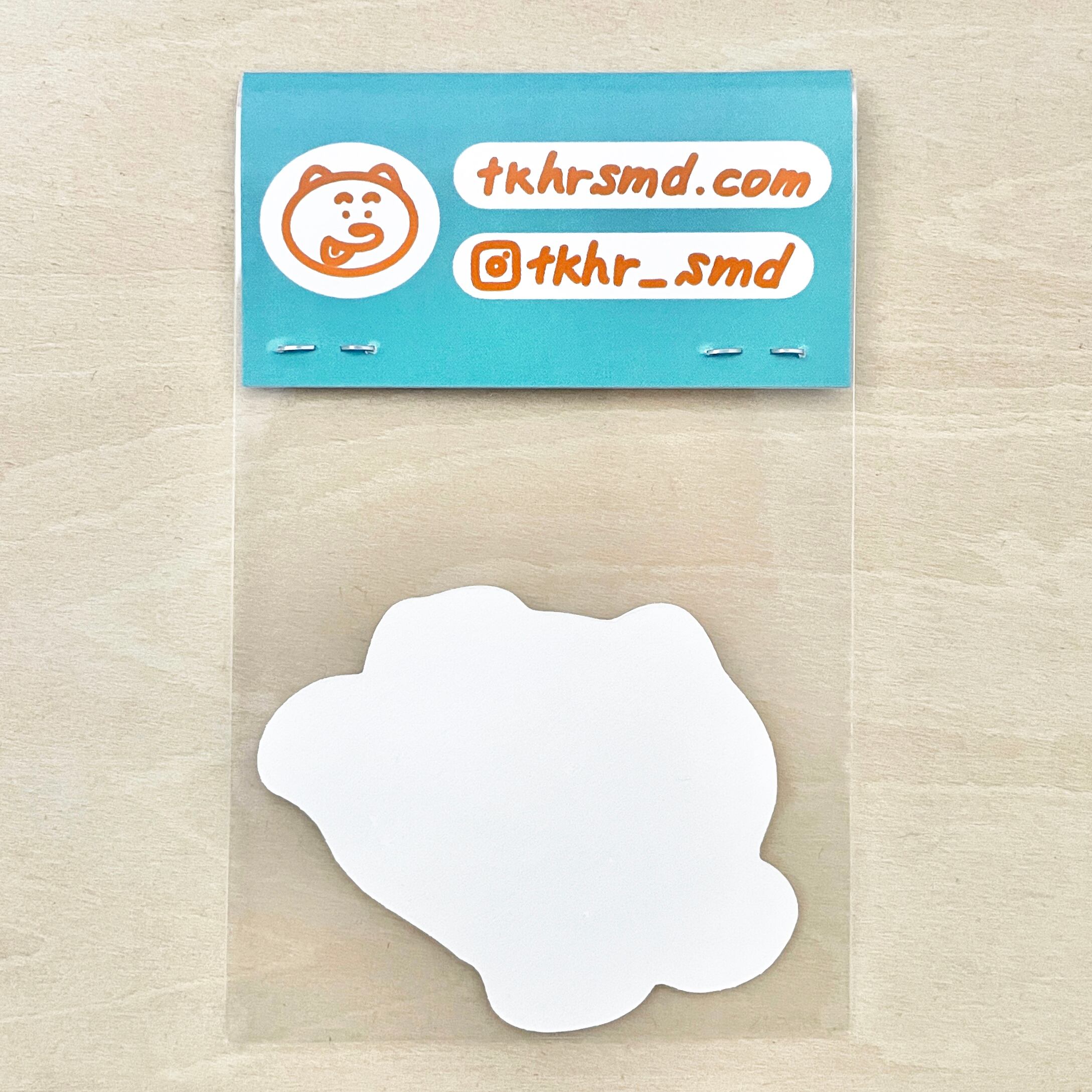 かわいいステッカー まるい犬